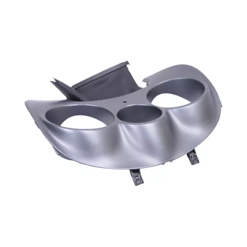 Seat Altea 5P Abdeckung Tacho Tachorahmen silber leuchtsilber Rahmen Blende (176012)