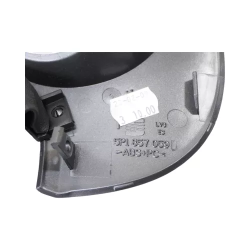 Seat Altea 5P Abdeckung Tacho Tachorahmen silber leuchtsilber Rahmen Blende (176012)