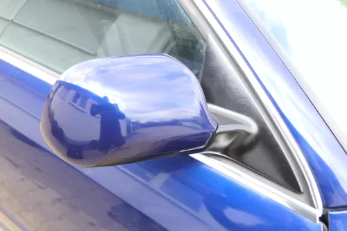 Audi A6 4B Spiegel Außenspiegel rechts elektrisch blau LZ5K + Glas