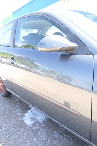 Seat Ibiza 6L elektrisch elektrischer Spiegel Außenspiegel rechts grau LS7Z Glas (176091)