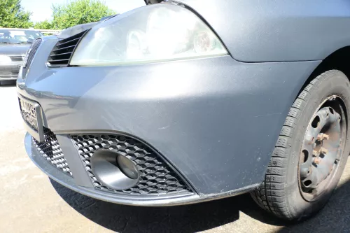 Seat Ibiza 6L Stoßstange Frontstoßstange vorne grau LS7Z ab Ende 2006 Facelift (176096)