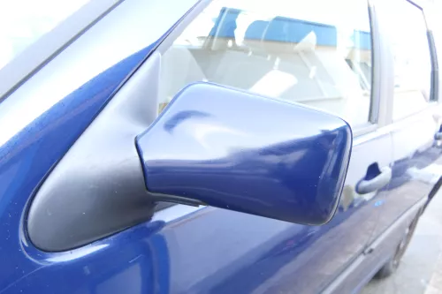 Seat Ibiz 6K Spiegel Außenspiegel Glas links außen mechanisch blau LA5E +Glas