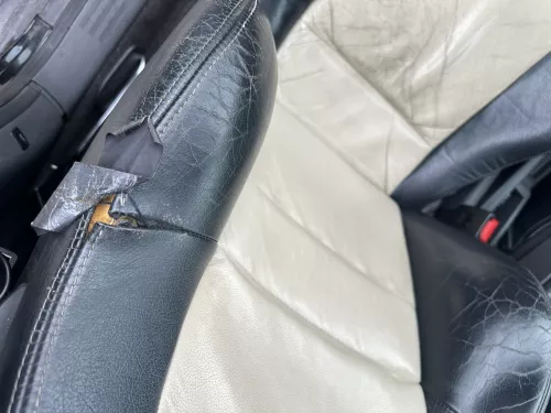 Q805 A3 8L Sitz Sitze vorne links + rechts +hinten Ledersitz Kopfstützen (176205)