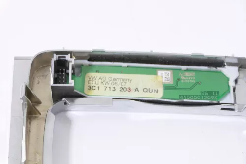 VW Passat 3C Schaltknauf Automatik Abdeckung Schaltabdeckung chrom (176255)