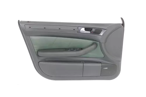 1x Audi A6 4B Türverkleidung Verkleidung Tür vorne links Leder grün farngrün