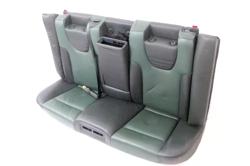 A6 4B Avant Kombi Rückbank Rücksitzbank Sitz Rücksitz 3 Punkt Leder grün Recaro (176270)