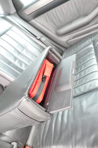 A6 4B Kombi Avant Rückbank Rücksitzbank Sitz Rücksitz Buffalino schwarz Leder (176319)