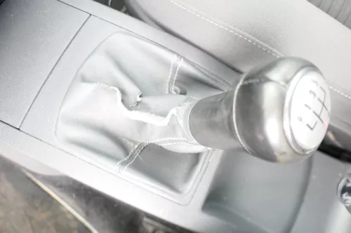 VW Polo 9N 9N3 Schaltknauf Schaltsack Schaltung 6Q1711113G United Leder schwarz