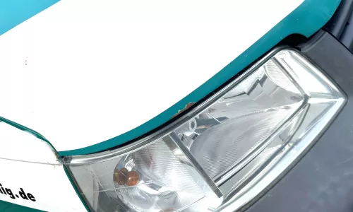 VW T5 Multivan Motorhaube Haube Klappe vorne grün weiß (176438)