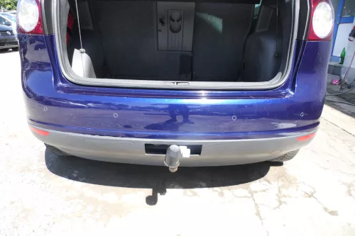Golf 5 5M1 Plus Stoßstange hinten Heckstoßstange Stoßfänger blau LD5Q PDC