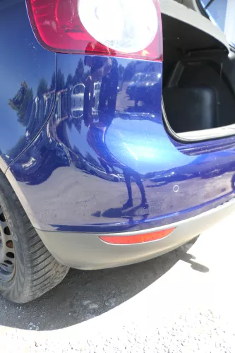 Golf 5 5M1 Plus Stoßstange hinten Heckstoßstange Stoßfänger blau LD5Q PDC (176487)