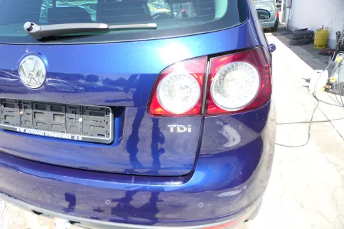 VW Golf Plus 5M Heckklappe hinten Kofferraumklappe Scheibe blau LD5Q - Rost (176492)