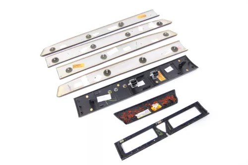 Audi A6 4B C5 Verkleidung Klappe Abdeckung Dekor Holz Optik Nußbaum Blende (176598)