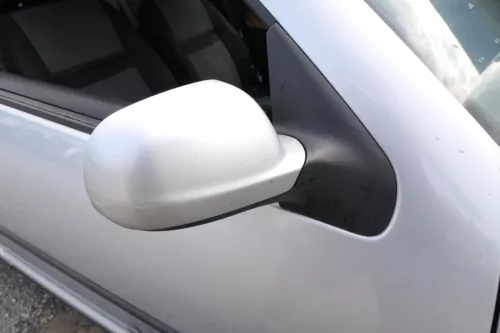 Golf 4 Bora elektrischer Spiegel vorne rechts Außenspiegel grau silber LA7W Glas