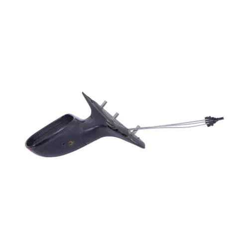 VW Polo 6N2 manueller Spiegel Außenspiegel links außen schwarz L041 + Glas (176643)