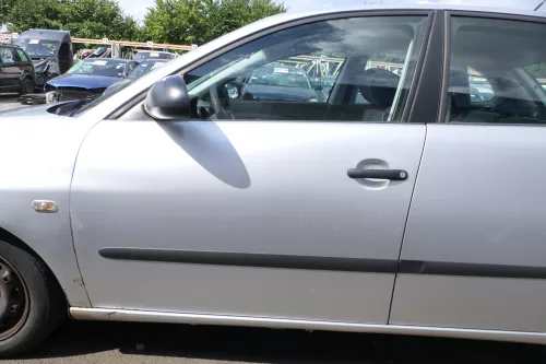 Ibiza 6L Tür Fahrertür 4/5-Türer vorne links silber grau LS7N - ohne Anbauteile