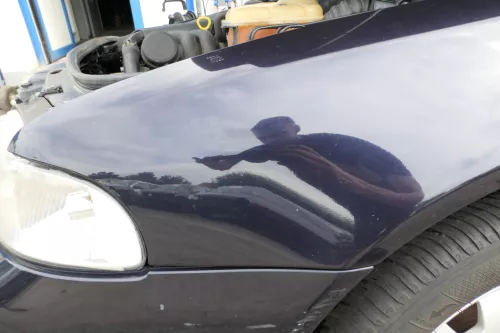 Audi A4 B5 (ab ca Ende1999 Facelift) Kotflügel vorne links blau LZ5L (176718)