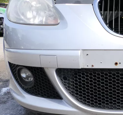 Seat Altea 5P Stoßstange vorne Frontstoßstange Stoßfänger grau LS7N + Grill (176740)