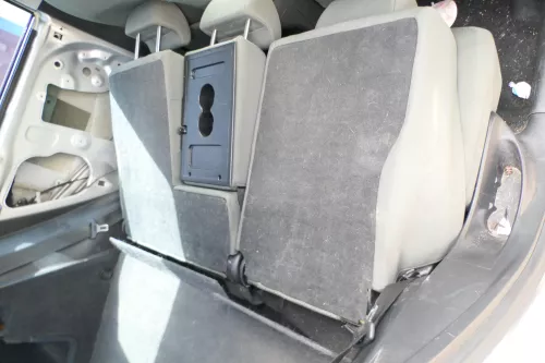 Altea 5P XL Sitz Sitze hinten Rückbank Rücksitzbank 3 Punkt Lehne quarzgrau (176791)