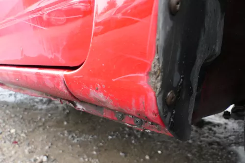 VW Lupo Kotflügel vorne rechts rot LP3G (177048)