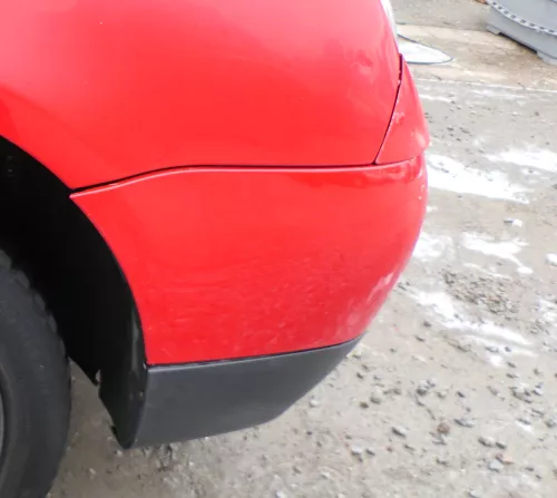 VW Lupo 6X Stoßstange vorne Frontstoßstange Stoßfänger rot LP3G (177049)