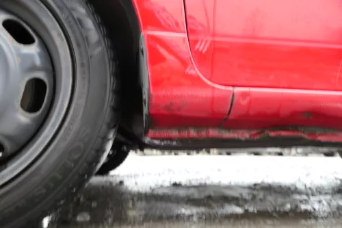 VW Lupo Kotflügel vorne links rot LP3G vorn (177050)