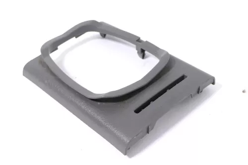 VW Polo 6N Rahmen um Schaltknauf Schaltsack Schaltung Schaltknüppel grau (177077)