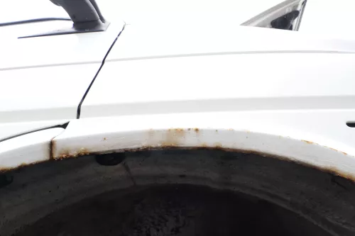 VW T4 kurze Version Kotflügel vorne rechts weiß R902 7D0821104B (177128)