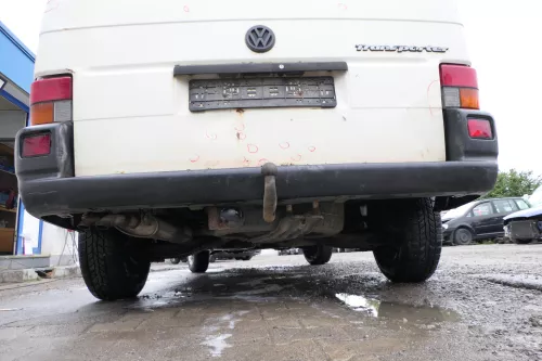 VW T4 Caravelle Multivan Stoßstange Heckstoßstange hinten 701807417 schwarz