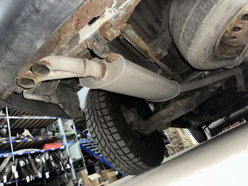 VW T4 Auspuff Endschalldämpfer Endtopf mitte 1.9 TDI AAB AJA ABL