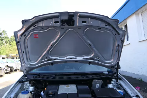 VW Polo 9N Motorhaube Klappe vorne silber grau LA7W reflexsilber bisca.Bj.2004 (177153)