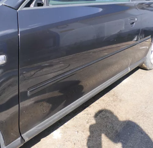 A3 8L Tür Türblatt vorne links grau schwarz LZ9U 2/3-Türer (Griffform beachten (177178)