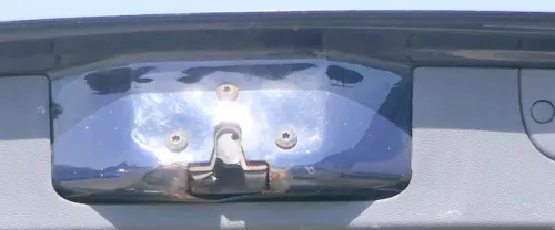 VW Sharan Galaxy Fanghaken an Klappe Kofferraumschloß Heckschloß Schloß hinten (177242)