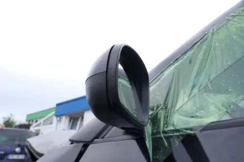 Roomster 5J elektrischer Spiegel Außenspiegel links Glas original schwarz LF9R (177375)