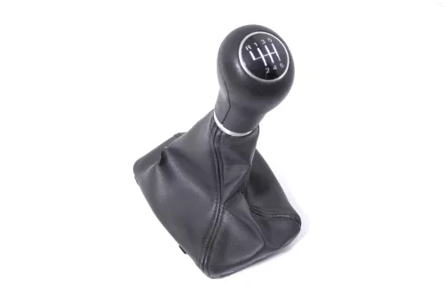 Audi A4 8E B6 B7 Schaltknauf Schalthebel Schalthebelgriff Leder 6Gang soul schwa