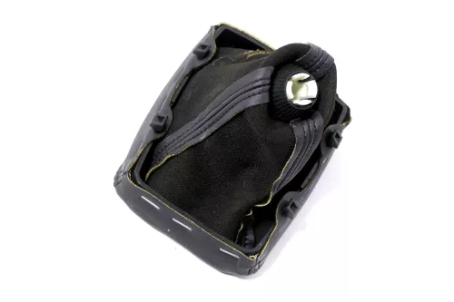 Audi A4 8E B6 B7 Schaltknauf Schalthebel Schalthebelgriff Leder 6Gang soul schwa (177591)