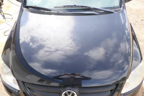 VW Fox 5Z Motorhaube Klappe vorn vorne schwarz LC9Z Haube