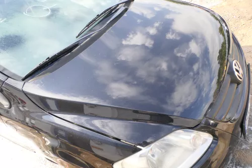 VW Fox 5Z Motorhaube Klappe vorn vorne schwarz LC9Z Haube (177678)