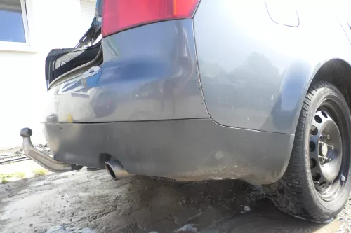 Audi A4 8E B6 Limousine Stoßstange hinten mit Spoiler grau LX7Z (177726)