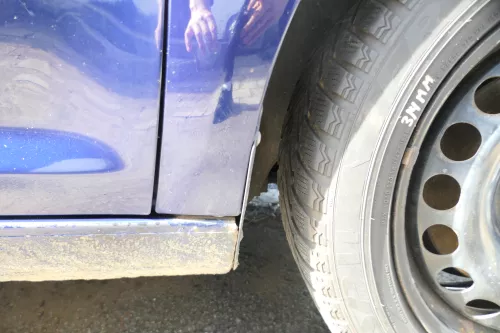 VW Touran 1T Kotflügel vorne rechts blau LB5N 1T0821022A ca.Bj2003-2006 (177781)