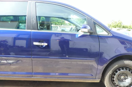 VW Touran 1T3 1T Tür vorne rechts Beifahrertür blau LB5N -ohne Anbauteile