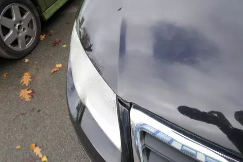 VW Passat 3C Motorhaube Klappe vorne vorn Haube schwarz LC9X deepblack öö (177820)