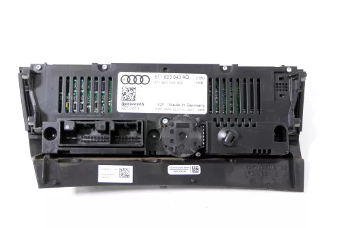 A4 8K Steuergerät Klimaanlage Klimabedienteil 8T1820043AQ /AK mit Sitzheizung (177843)