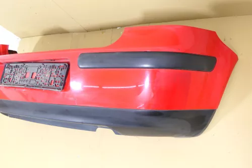 VW Golf 4 Limousine Stoßstange hinten Heckstoßstange Stoßfänger rot LP3G (177850)