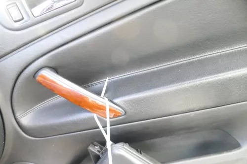 1x Passat 3B 3BG Türverkleidung Verkleidung Tür vorne rechts - schwarz Leder (177879)