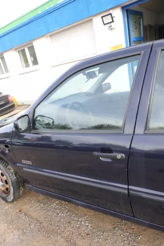 VW Polo 6N 6N2 Tür vorne links Fahrertür 4/5-Türer blau LC5H ohneAnbauteile (177998)