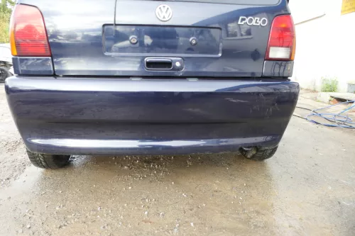 VW Polo 6N Stoßstange hinten breite Styling XXL Heckstoßstange blau LC5H