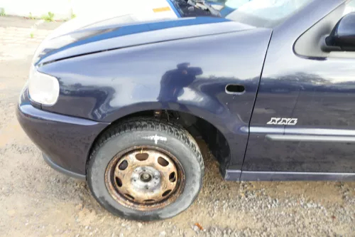 VW Polo 6N 6N1 Kotflügel vorne links blau LC5H