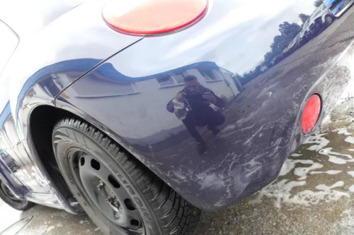 VW New Beetle 9C Stoßstange hinten Stoßfänger blau LG5T Heckstoßfänger (178018)