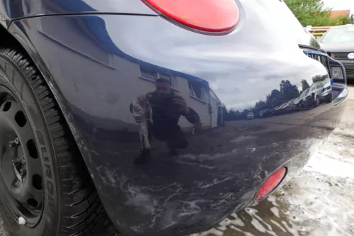 VW New Beetle 9C Stoßstange hinten Stoßfänger blau LG5T Heckstoßfänger (178018)